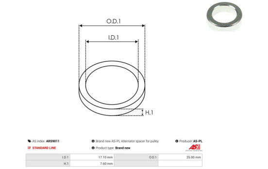 Repair kit, alternator, Image 2
