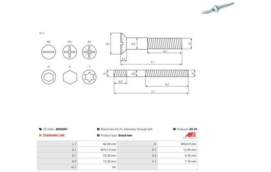 Repair kit, alternator, Image 2