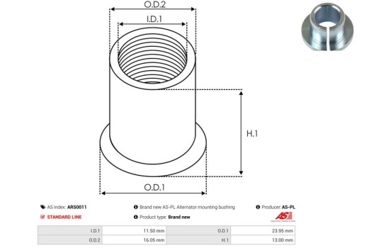 Repair kit, alternator, Image 2