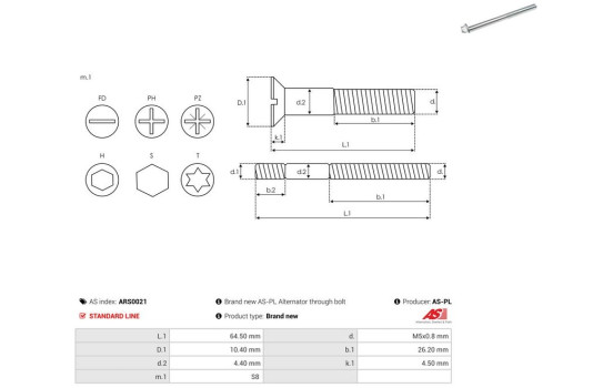 Repair kit, alternator, Image 2