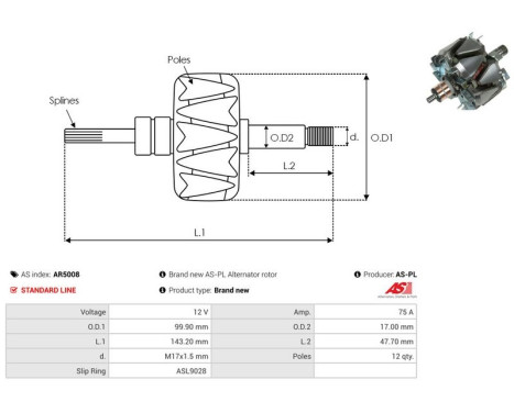 Rotor, generator, Image 2 Rotor, generator, Image 2