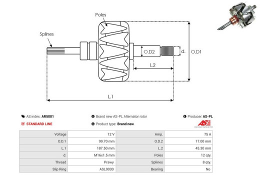 Rotor, generator, Image 2