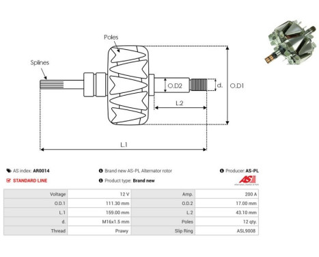 Rotor, generator, Image 2