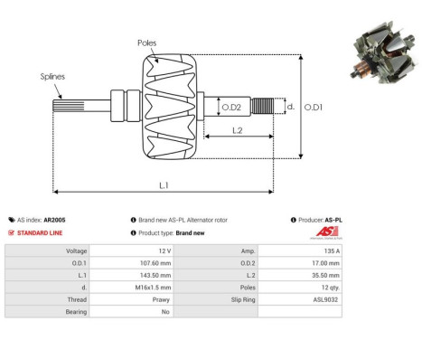 Rotor, generator, Image 2
