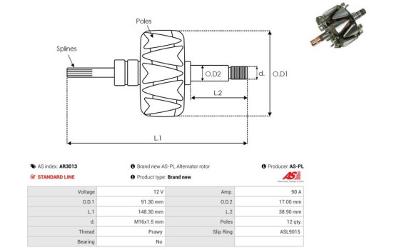 Rotor, generator, Image 2