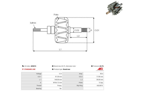 Rotor, generator, Image 2