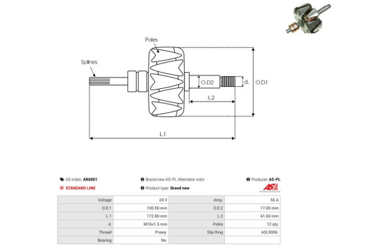 Rotor, generator, Image 2