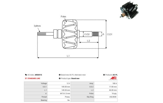 Rotor, generator, Image 2