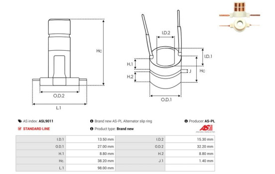 Slip ring, generator, Image 3