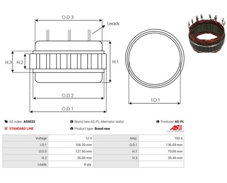 Stator, generator, Image 2