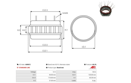 Stator, generator, Image 2