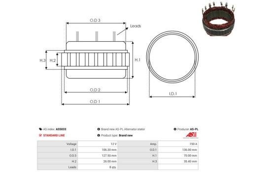 Stator, generator, Image 2