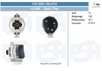 Alternator 135.506.100.010 PlusLine