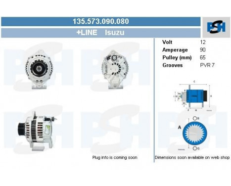 Alternator 135.573.090.080 PlusLine, Image 5