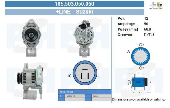 Alternator 185.503.050.050 PlusLine, Image 4