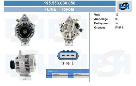Alternator 195.553.080.050 PlusLine, Image 5