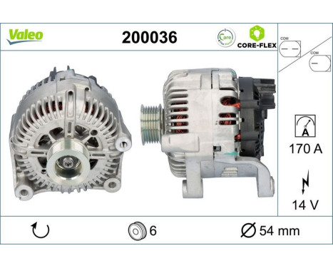 Alternator 200036 Valeo, Image 5