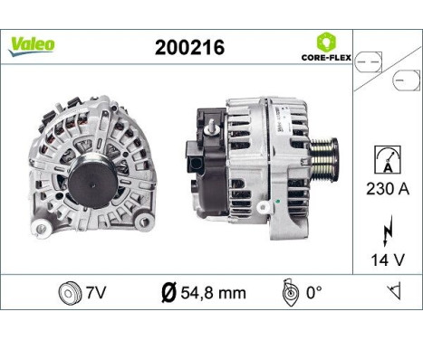 Alternator 200216 Valeo, Image 5