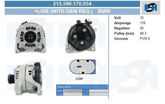 Alternator 215.596.170.054 PlusLine, Image 5