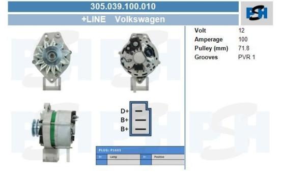 Alternator 305.039.100.010 PlusLine, Image 4