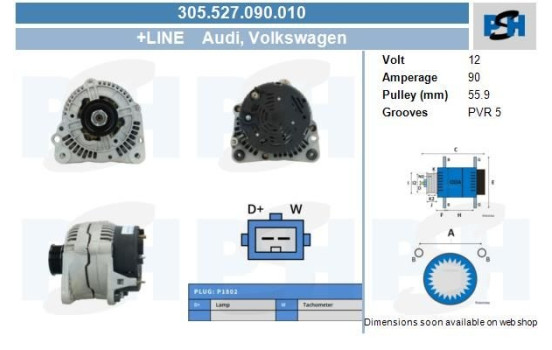 Alternator 305.527.090.010 PlusLine, Image 9