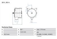 Alternator 3777 Bosch