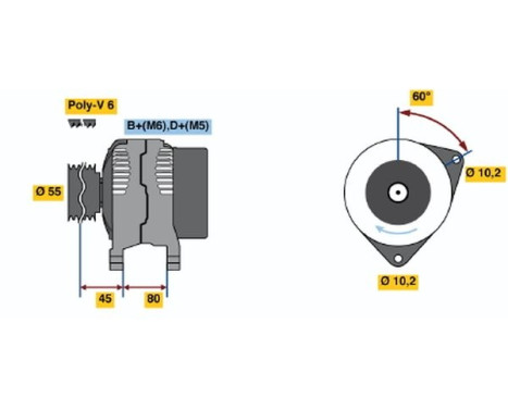Alternator 3803 Bosch