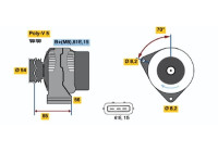 Alternator 3973 Bosch
