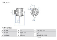 Alternator 3976 Bosch