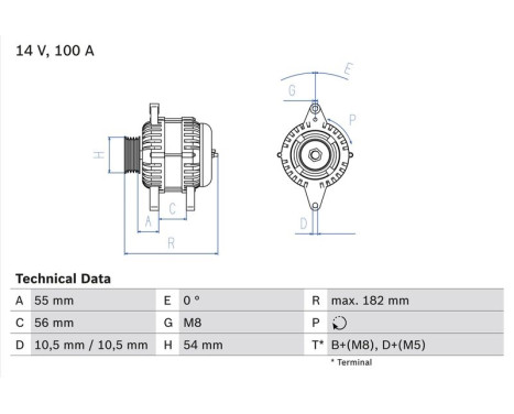 Alternator 4274 Bosch