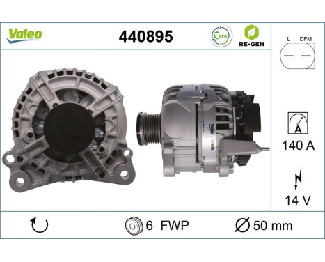 Alternator 440895 Valeo, Image 2