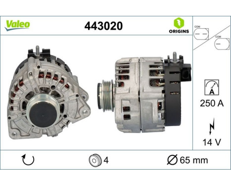 Alternator 443020 Valeo, Image 4