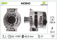 Alternator 443043 Valeo