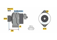 Alternator 4654 Bosch