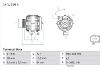 Alternator 4793 Bosch