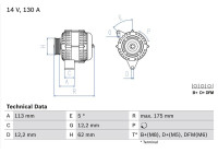 Alternator 4880 Bosch