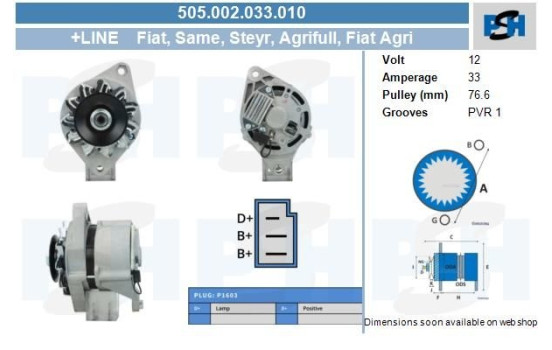 Alternator 505.002.033.010 PlusLine, Image 5