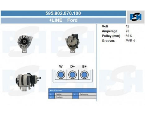 Alternator 595.802.070.100 PlusLine, Image 5