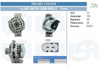 Alternator 595.901.110.014 PlusLine
