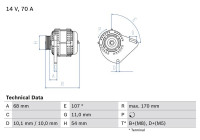 Alternator 8056 Bosch