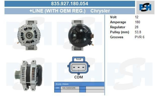 Alternator 835.927.180.054 PlusLine, Image 5