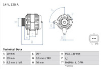 Alternator 8406 Bosch