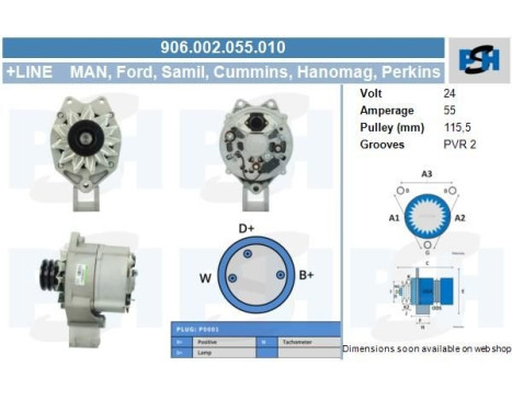 Alternator 906.002.055.010 PlusLine, Image 9