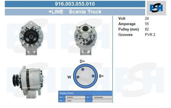 Alternator 916.003.055.010 PlusLine, Image 4