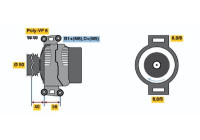 Alternator E10(>)14V90/200A Bosch