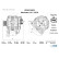 Alternator Mercedes Benz 165A, Thumbnail 6