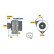 Alternator NCB1(>)14V70/120A Bosch, Thumbnail 5