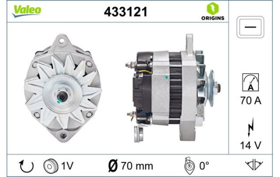 Alternator NEW ORIGINAL PART 433121 Valeo, Image 2