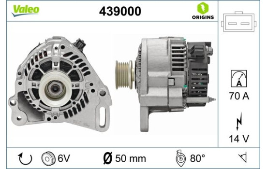 Alternator NEW ORIGINAL PART 439000 Valeo