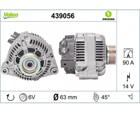 Alternator NEW ORIGINAL PART 439056 Valeo